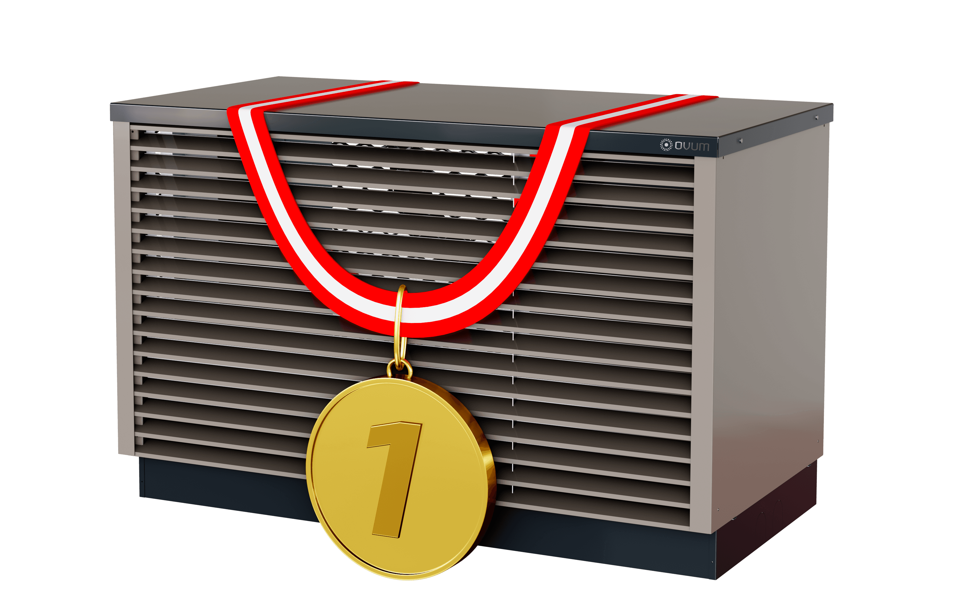 OVUM ACP312 Wärmepumpe grau mit Medaille